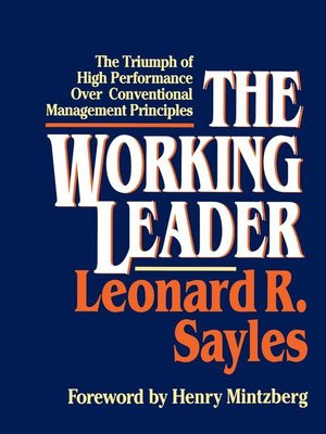 cover image of The Working Leader